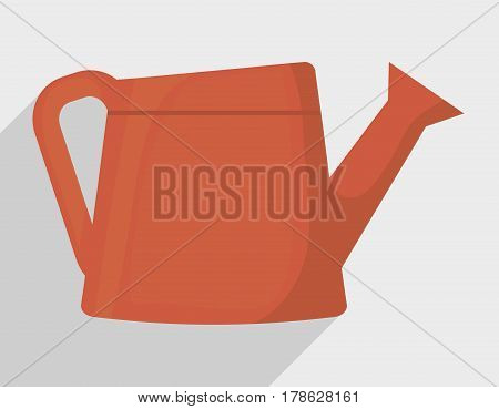 watercan icon over white background. colorful design. vector illustration
