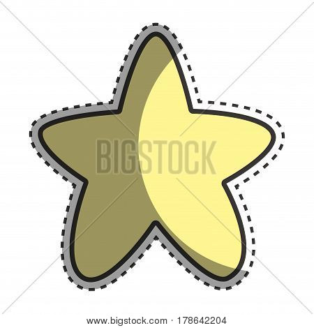 cuite light star image, vector illustration design