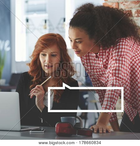 Women Preparing Business Project