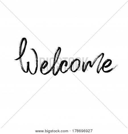 Welcome. Modern Brush Calligraphy.