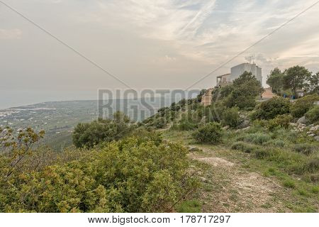 In the hermitage of Santa Lucia in Alcocebre
