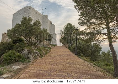 In the hermitage of Santa Lucia in Alcocebre