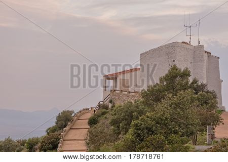 In the hermitage of Santa Lucia in Alcocebre