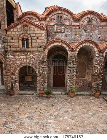 Ruins Of The Byzantine Castle Town Of Mystras