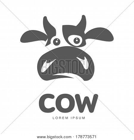 Cow Logo Template