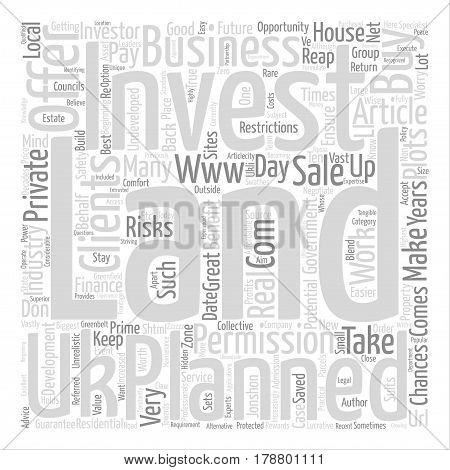 Land For Sale UK text background word cloud concept