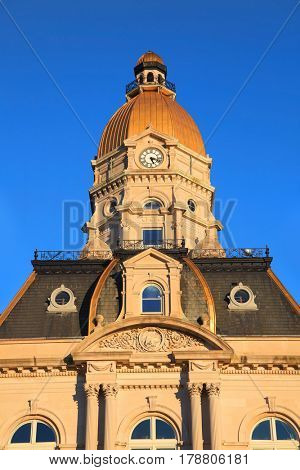Terra Haute, Indiana - February, 1: Vigo County Courthouse in Terre Haute, Indiana, in the National Register of Historic Places on February 1 ,2016 Terra Haute, Indiana.