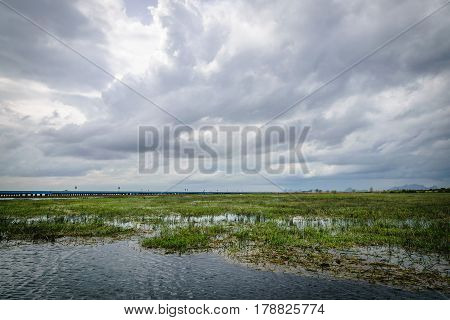 Thale Noi Phatthalung province Southern in Thailand
