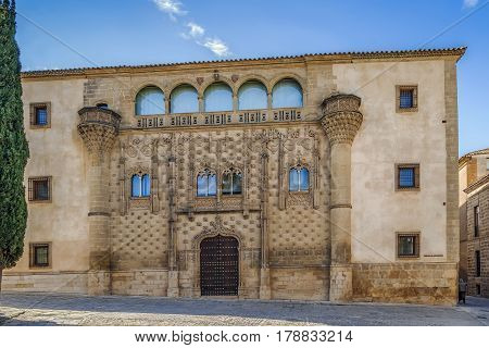 Palacio de Jabalquinto is one of the best examples of the town's Isabelline Gothic architecture Baeza Spain