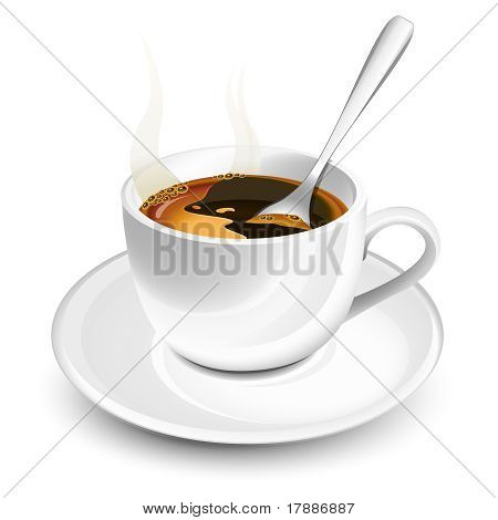 Tazza di caffè caldo