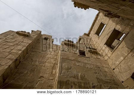 Temple Of Medinet Habu, Dedicated To Rameses Iii. - Unesco World Heritage Site, Luxor, Egypt