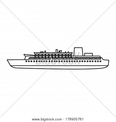 figure ship maritime transpotation, vector illustration design