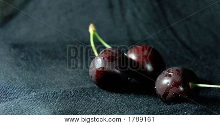 Cherry On Black