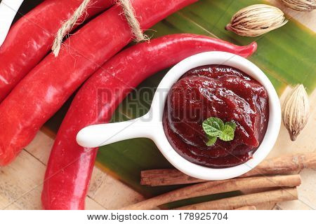 Korean red pepper paste gochujang for cooking