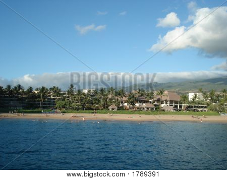 Beach View From Ocean 1 - Maui