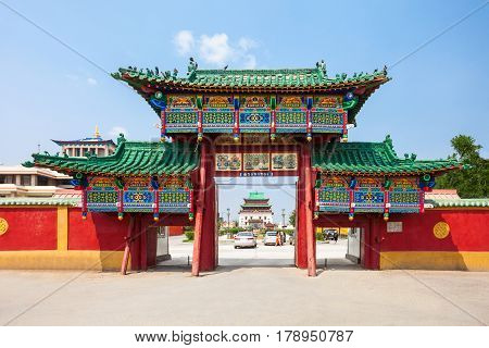 Gandan Monastery In Ulaanbaatar