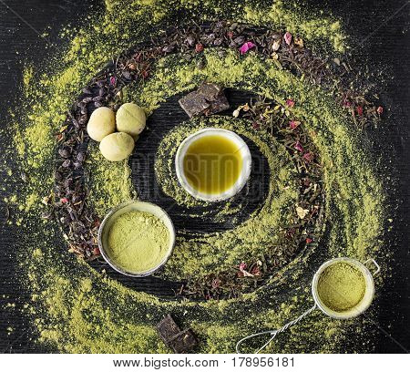 Matcha And Green Tea