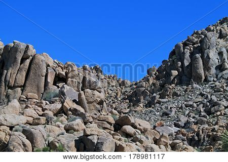 Rock Formations at Joshua Tree National Park