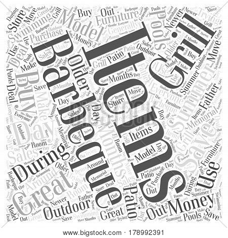 Save Money when you Buy Outdoo Items Word Cloud Concept