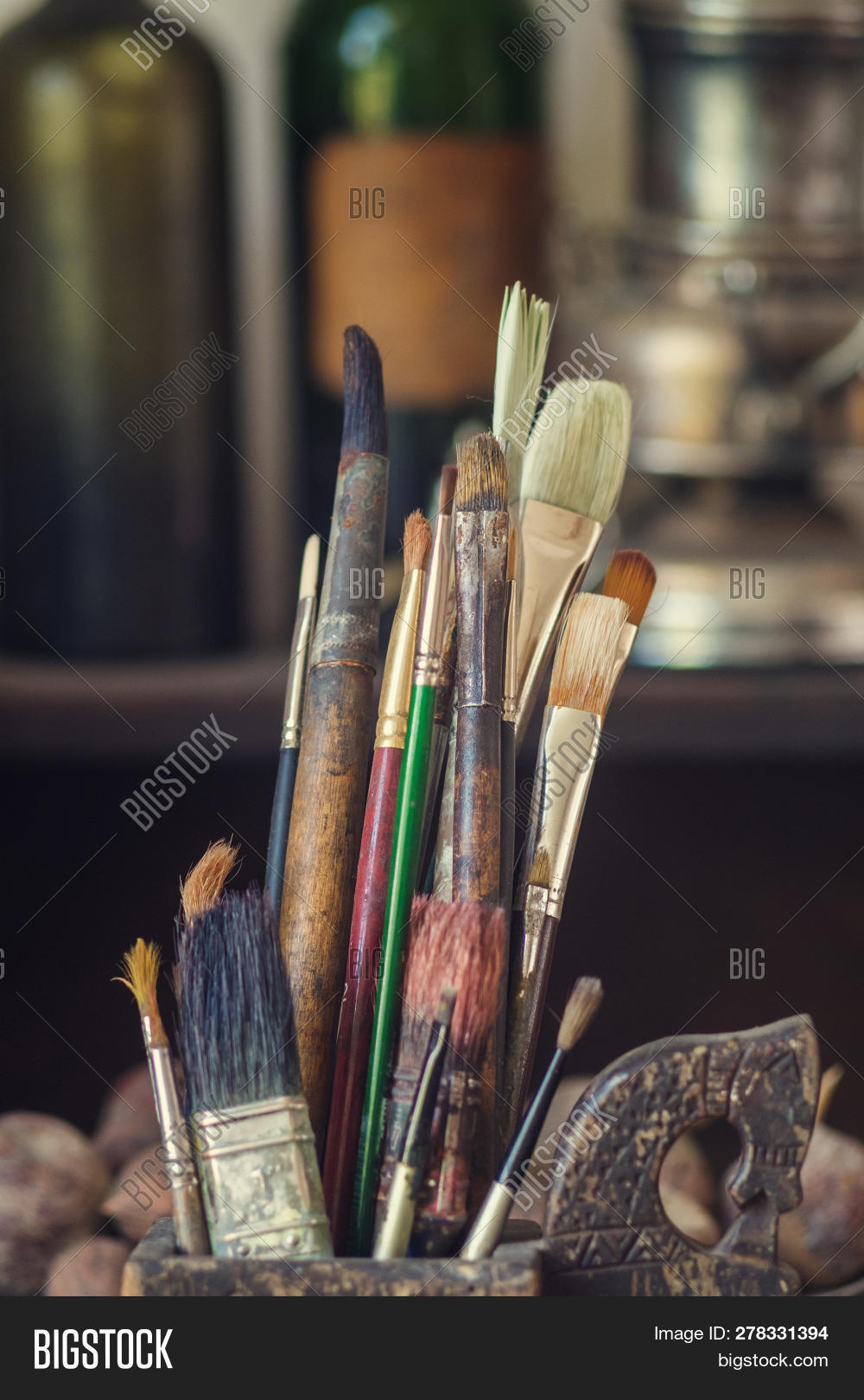Old Paint Brushes Image & Photo (Free Trial) Bigstock