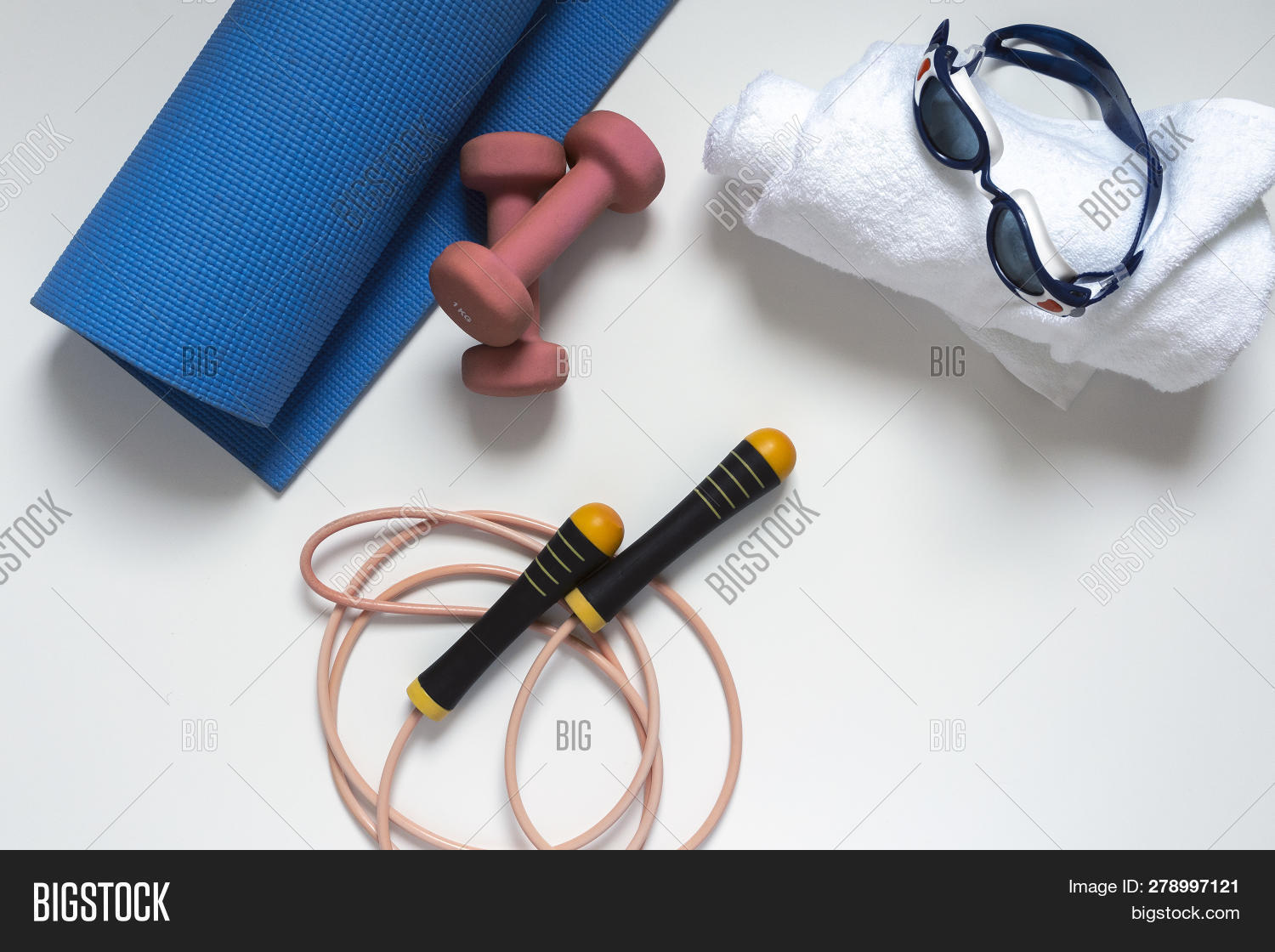 Jump Rope, Yoga Mat, Image & Photo (Free Trial) Bigstock