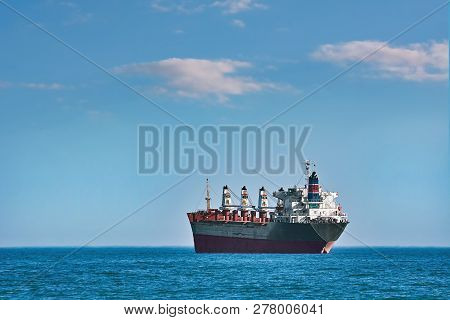 Bulk Carrier Ship In The Black Sea