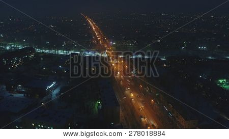 East Kazakhstan Region, Ust-kamenogorsk, Night Ust-kamenogorsk, Landscape, Cityscape, Night Landscap