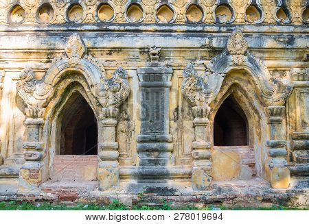 Maha Aung Mye Bonzan Monastery The Royal Monastery Temple Is A Rare Survivor From The Ava Era, Inwa 