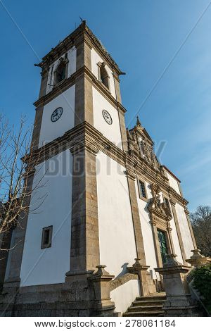 The Facade Of The Parish Church Of Sao Joao Baptista Combines The Mannerist And Baroque Styles And A