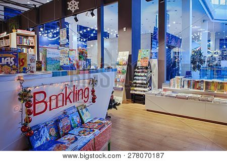 Famous International Books For Sale In The Libri Bookstore, One Of The Book Retailers In Ukraine. -