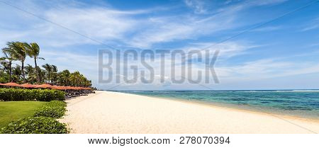 Geger Beach Scenery On Bali Island In Indonesia