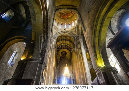Svetitskhoveli Cathedral In Mtskheta, Georgia