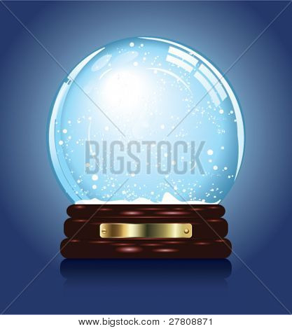 Snowglobe ベクトル。