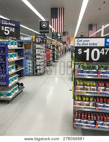 Park City, Ut, 12/28/2018: Various Baby Formula Packages On The Shelves Of A Walgreens Drug Store.