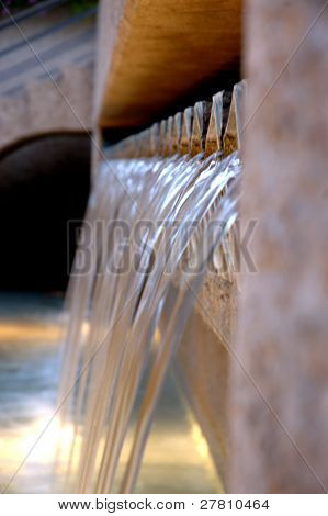 Fontana presso il San Antonio Riverwalk