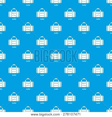 Duffel Pattern Seamless Blue Repeat For Any Use