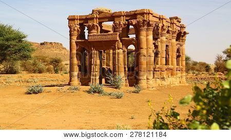 The Antique Temple Of The Black Pharaohs