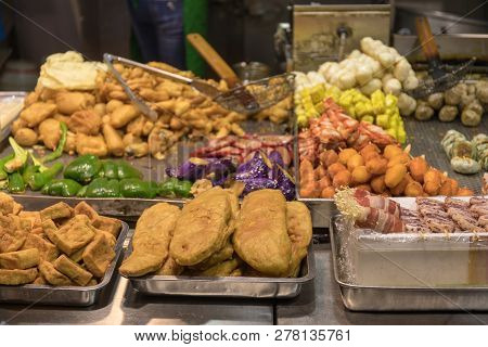Fried Fast Food Cuisone In Hong Kong