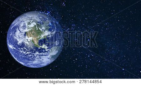 Planets And Galaxy, Cosmos,  Physical Cosmology, Science Fiction Wallpaper. Beauty Of Deep Space. Bi