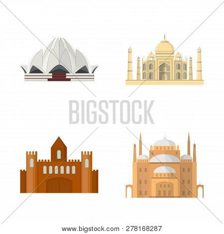 Vector Design Of  And Town  Icon. Set Of  And House Stock Symbol For Web.