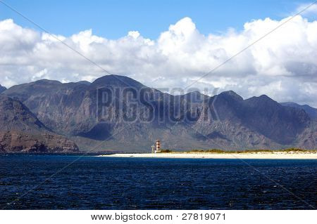 Lighthouse punkt i Bay of the Dead, Sea of Cortez
