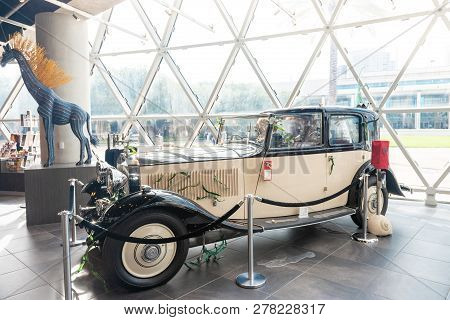 Car View At Salvador Dali Museum In St Petersburg