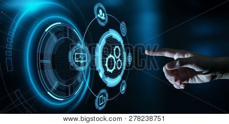Automation Software Technology Process System Business Concept.