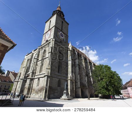 Brasov, Romania - April 28, 2018: Cathedral Of Brasov
