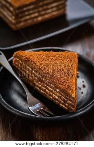 Delicious chocolade  honey cake