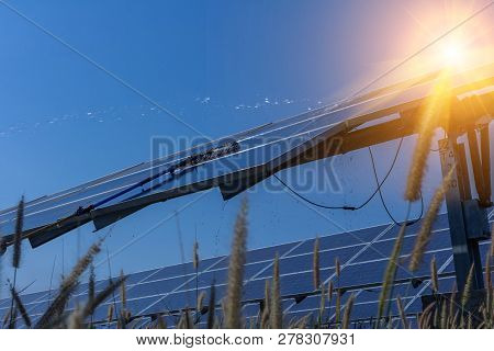Solar Panel, Alternative Electricity Source - Concept Of Sustainable Resources, And This Is A New Sy