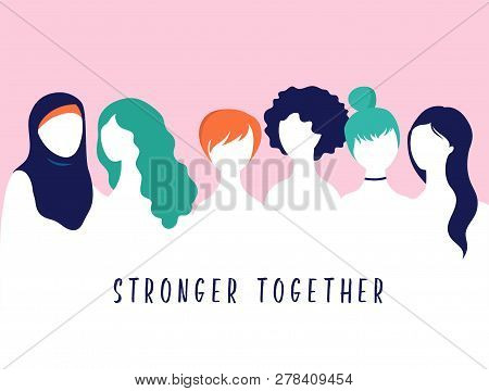 International Women S Day. Vector Illustration, Card, Poster, Flyer And Banner.