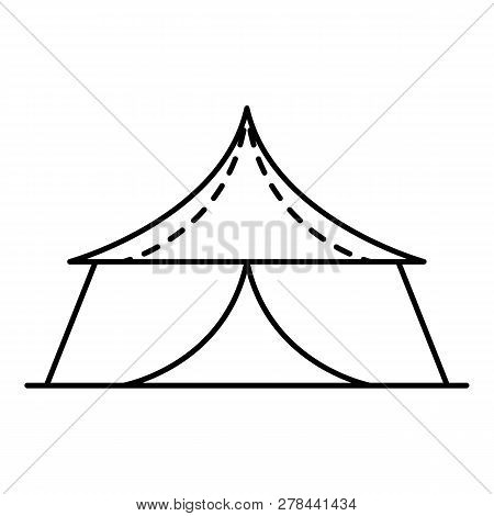 Gazebo Icon. Outline Gazebo Vector Icon For Web Design Isolated On White Background