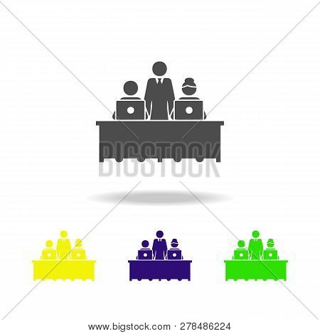 Check Of Work Icon. Element Of Colleagues Icon For Mobile Concept And Web Apps. Detailed Check Of Wo