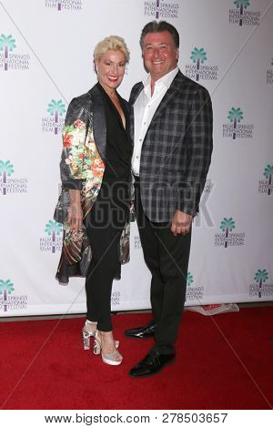 PALM SPRINGS - JAN 11:  Tommye Giacchino, James Fitzpatrick at the 